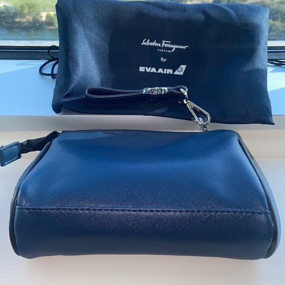Salvatore Ferragamo x Eva Air Pouch Toiletry Bag - Picture 13 of 15